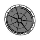Garniture circulaire EPDM de couverture de trou d'homme de B125 EN124-2 fermant à clef des manières de pied de la fonte grise GG20 de système